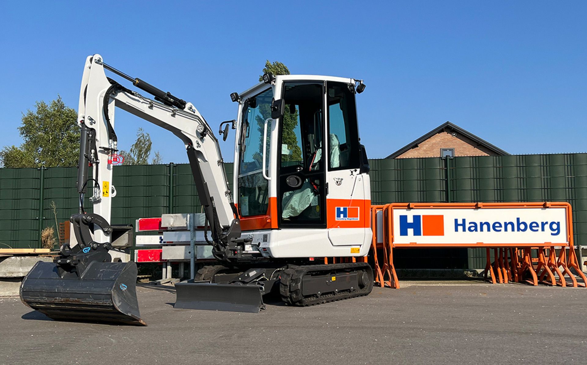 Case CX25EV elektrische minigraver voor Hanenberg